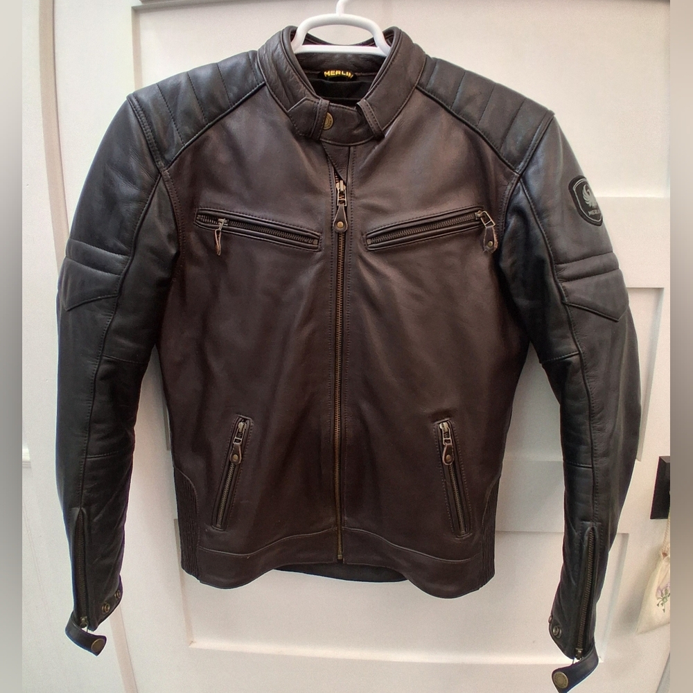 Merlin Chase Leather Motorcycle Jacket